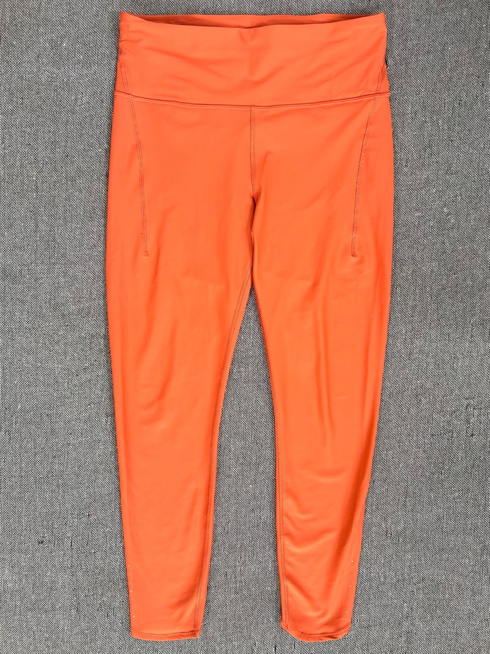 Athleta Wmn’s sz L Salmon Rust High-Waisted Leggings